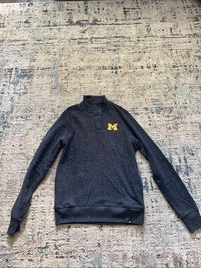 '47 Navy Gray Pullover with Yellow M Logo